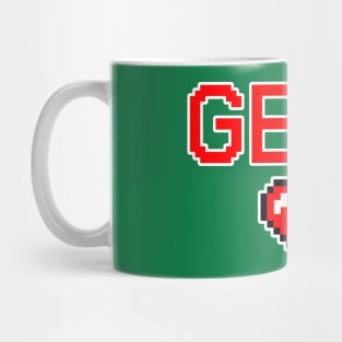 Pixel Heart Retro Video game Geek gift Mug